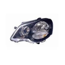 VAUNER 10123391004 - VW POLO 05-*FARO IZQ C/REG ELE (INT NEGRO)