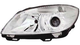 IPARLUX 11862701 - FARO IZQ. ELEC/MOTOR H7+H7 SKODA  ROOMSTER  (10->)