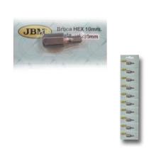 JBM 10369 - BROCA HEXAGONAL 10MM, PUNTA 5MM.