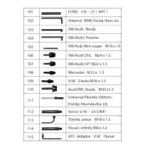 JBM 12044 - SET DE 15 ADAPTADORES PARA BOMBA LL