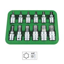 JBM 51261 - SET 12 PIEZAS 1/2" PUNTA TORX