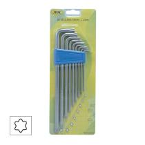 JBM 52074 - SET DE 9 LLAVES TORX EN FORMA DE "L