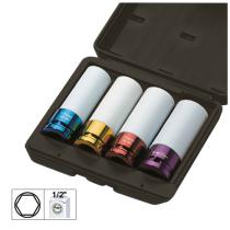 JBM 52338 - SET DE 4 VASOS IMPACTO DE 1/2" ESPE