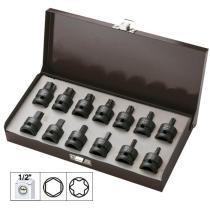 JBM 52344 - SET DE 13 PUNTAS DE IMPACTO DE 1/2"