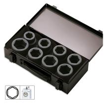 JBM 52348 - SET DE 8 VASOS DE IMPACTO DE 1"