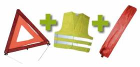 JBM 53094 - KIT EMERGENCIA BOLSA MINI ROJA+TRIA