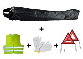 JBM 53175 - KIT EMERGENCIA BOLSA NEGRA MINI+2TR