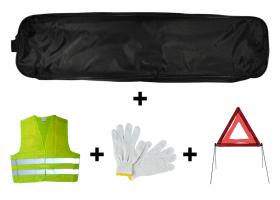 JBM 53179 - KIT EMERGENCIA BOLSA NEGRA RIBETE+T