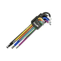 HERRAMIENTAS 990358 - JUEGO LLAVES ALLEN EXTRA LARGAS COLORES